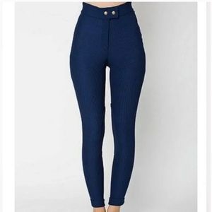 American Apparel navy blue riding pants